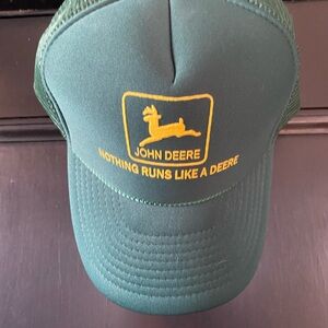 NISSIN - Vintage John Deere Green Mesh Cap